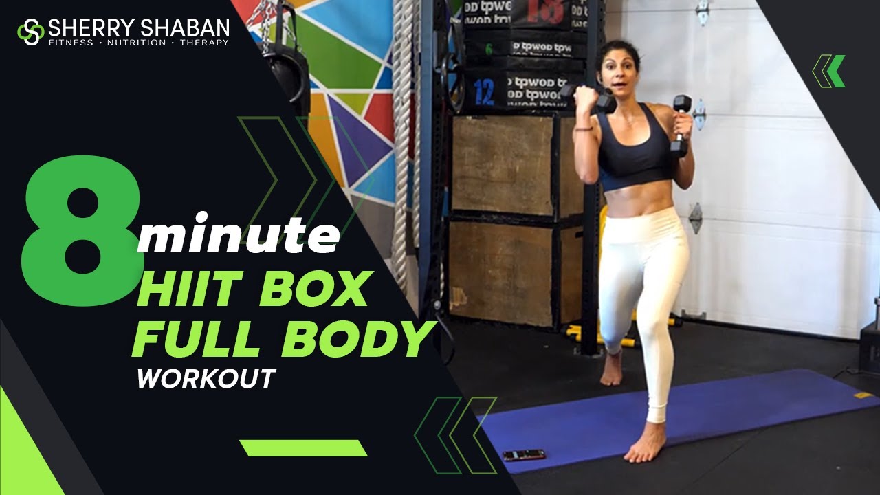 8 MINUTE HIIT BOX FULL BODY WORKOUT Full Body at Home Workout, No
