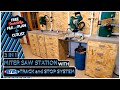 3 in 1 Miter Saw Station Build With KREG Track &amp; Stop System - Shop Storage Upgrade