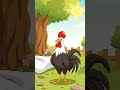 🐓 कुकड़ू-कूँ! मुर्गा सबको जगाने आया | Funny Kids Short 😄🌞#comedycartoon #comedyshorts #funny