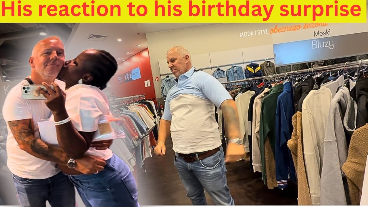 SURPRISING MY HUSBAND WITH BIRTHDAY SHOPPING ❤️HIS EMOTIONAL REACTION