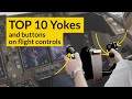 WHAT do the buttons do on a FLIGHT CONTROL YOKE? + TOP 10 YOKE designs! Explained CAPTAIN JOE