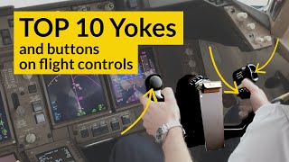 WHAT do the buttons do on a FLIGHT CONTROL YOKE? + TOP 10 YOKE designs! Explained CAPTAIN JOE