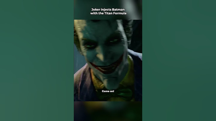 Joker Injects Batman With Titan | Arkham Asylum #shorts