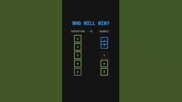 WHO WILL WIN…? BUBBLE SORT vs INSERTION SORT