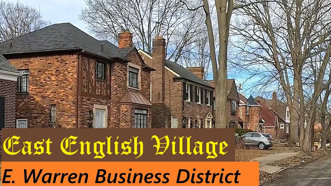 More Driving Detroit's East English Village Neighborhood In March, 2026. #detroitneighborhoods