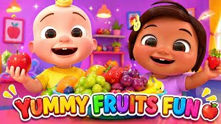 YES YES FRUITS SONG 🍎 Fun Kids Learning Video