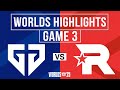 GEN vs KT Rolster Highlights | Worlds 2025 Semifinals Game 3 🔥