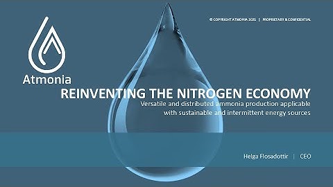 Atmonia - Investment Opportunity