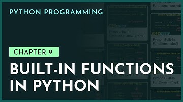 Built-In Functions in Python | Chapter-9 | Python Programming | nesoacademy.org