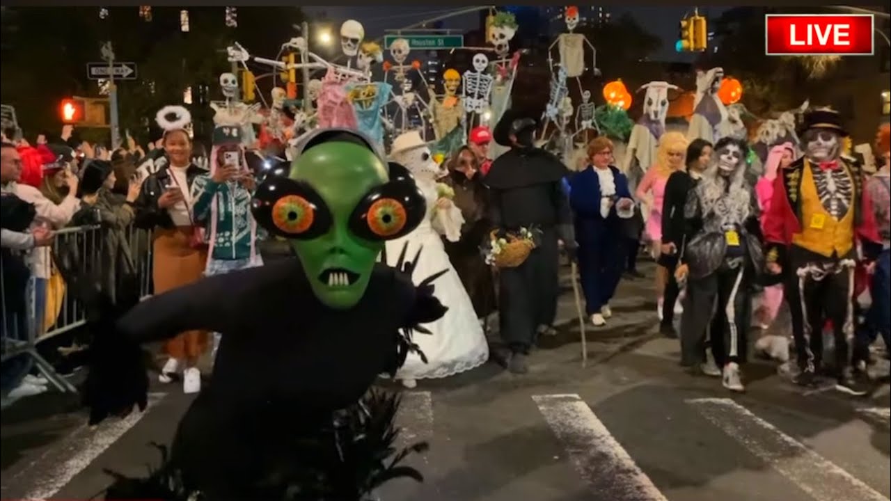 NYC LIVE 50th Annual Greenwich Village Halloween Parade 2023 YouTube