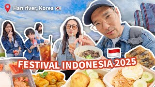 SNACKS AT THE INDONESIAN FESTIVAL IN KOREA, THE LINES WERE LONG! 👍