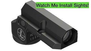 Replacing the Rear Sight On My G43X: Leupold Delta Point Micro