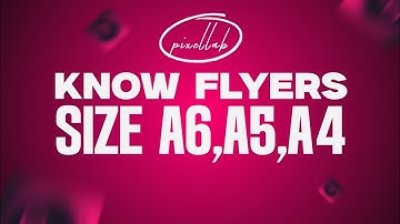 How to Know Exact Size of a Flyer Design | In Pixellab | Pixellab Toturial
