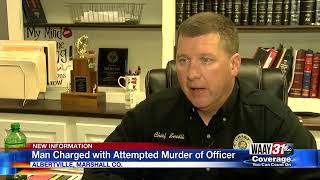 Man Charged with Attempted Murder of Officer