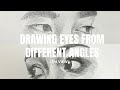 How to Draw Eyes from Different Angles, Pt. 3: 3/4 View