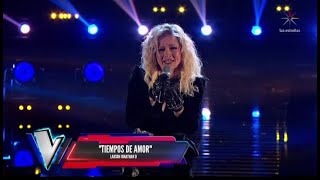 Erika Alcocer canta " Tiempos de Amor " - Semifinal / La Voz Mexico 2018