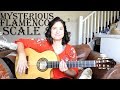A very mysterious, Arabic-sounding flamenco guitar scale - harmonic minor