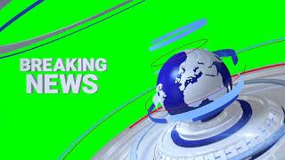 Breaking News Green Screen(No copyright)