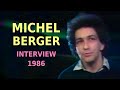 Capture de la vidéo Michel Berger • Interview 1986 (Top 50)