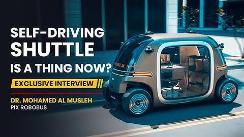 Pix RoboBus 2025 | First Look at the UAE’s Fully Autonomous Self-Driving Shuttle 🚍⚡