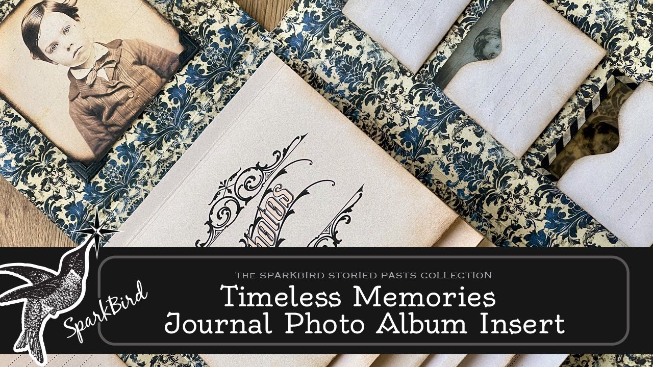 Memory's Gift - Vintage Mini Photo Album Construction - Tutorial