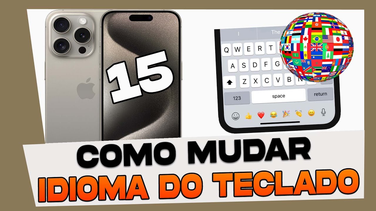 Como Mudar o Idioma do Teclado no iPhone 15, 15 Plus, 15 Pro y 15 Pro ...