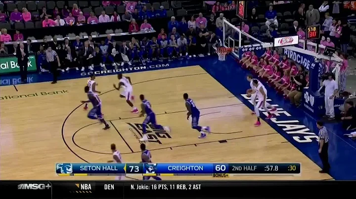 Whitehead Scores 22 vs. Creighton