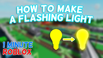 Flashing Lights in Roblox Studio | 1 Minute Roblox