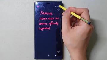Favorite Feature of Samsung Galaxy Note 9: Screen Off Notes on Clear Cover