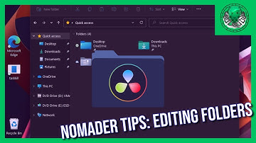 Nomader Tips: Editing Folders | Keeping Folder Hierarchy In DaVinci Resolve
