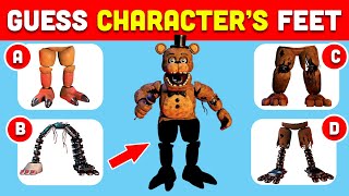 Guess The FNAF Character by Their Feet + Voice -  Fnaf Quiz | Five Nights At Freddys