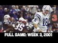 First Ever Brady vs. Manning Matchup! Week 3, 2001 FULL GAME