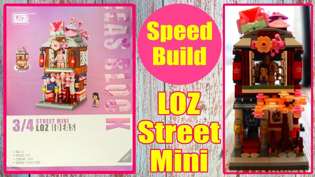 ゴトジンミニ　４本まとめ売り Charming KIMONO SHOP Speed Build | Loz Street Mini 1655 | 418