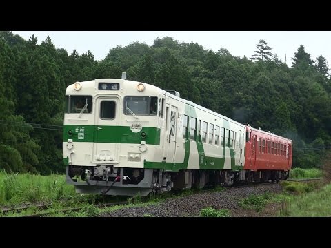 重要部検査を受け、輝きを取り戻したキハ40 1009。（烏山線）