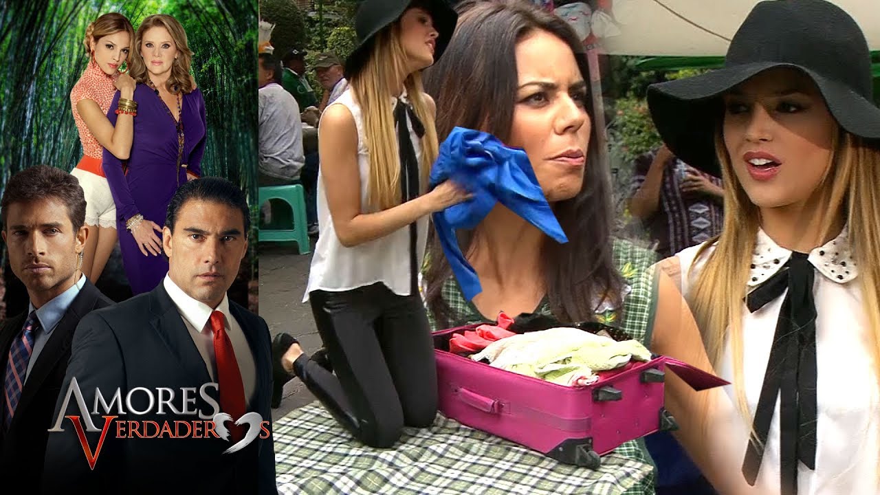 Amores Verdaderos: ¡Nikki tendrá que vender su ropa en el tianguis! | Escena - C82