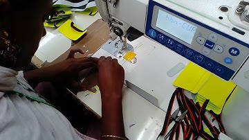 Mark & attach hanger loop with facing rain jacket excellent method