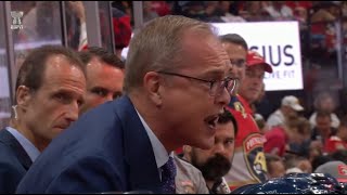 Paul Maurice was BLASTING his team during the TV timeout and the Panthers scored IMMEDIATELY after.