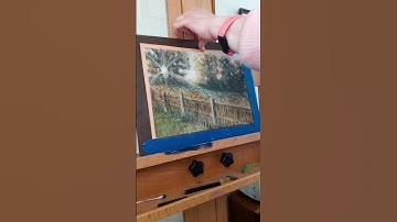 Tape peel on my latest pastel Painting! #shortsvideo #shorts #drawing #painting #pasteldrawing #art