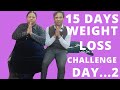 15 days weight loss challange day2 yoga weightloss