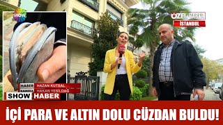 İçi para ve altın dolu cüzdan buldu!