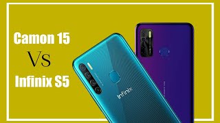 Tecno Camon 15 Vs Infinix S5: Which one is better