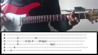 Video thumbnail of "Muse - Aftermath - (Intro + Solo Lesson)"
