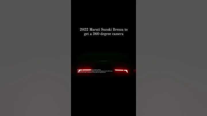 #Shorts 2022 Maruti Suzuki Brezza Teased With A 360-Degree Camera