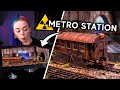 I Made a POST APOCALYPTIC Metro Station!!