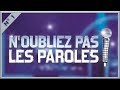 Quizz noubliez pas les paroles