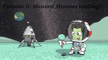KSP Science Show Episode 6: Easiest Minmus Landing (manned) and Mün Rover!