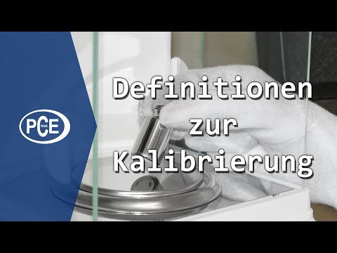 Video: Was bedeutet das Kalibrieren eines Instruments Einheit 11?