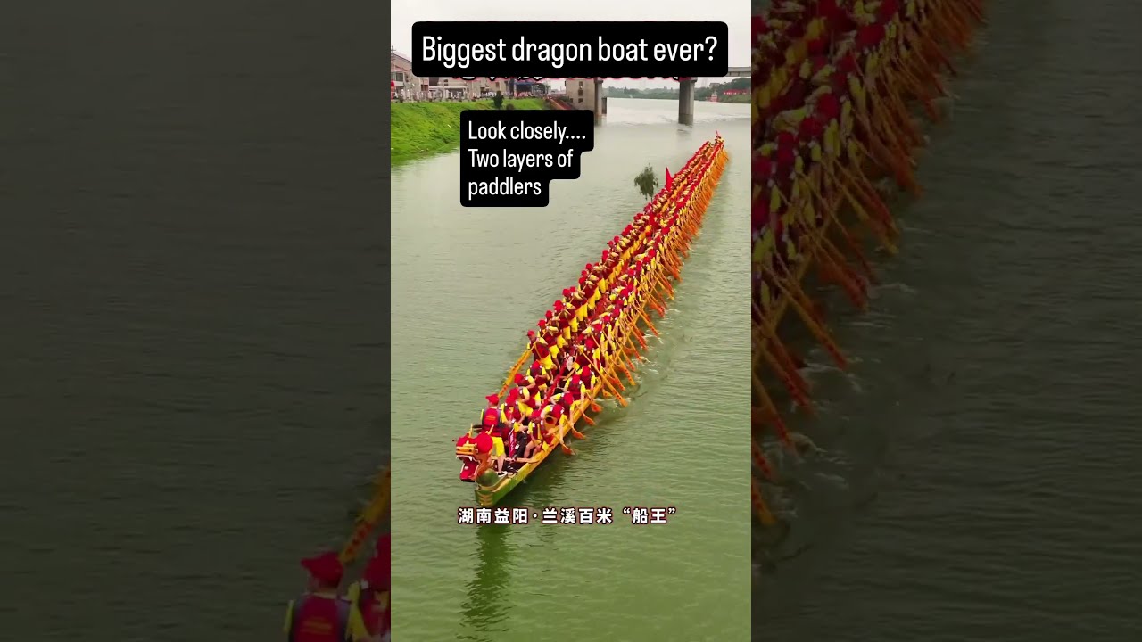 You Ll Never See A Dragon Boat This Big 