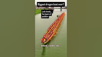 Thumbnail of You'll never see a dragon boat this big! 🤯
