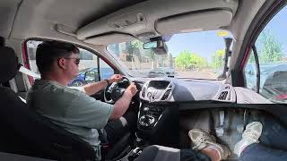ASMR City Driving POV | Ford Transit Manual 1.5 TDCi &amp; Pedal View 🚦 Pure Engine Sounds